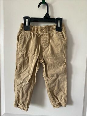 Wrangler Boys Tan Elastic-Waist Jogger Pants